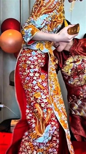 Beautiful Chinese Bride Entry 💖 Emotional Wedding Scene & Gorgeous Outfit 🔥 #wedding #shorts