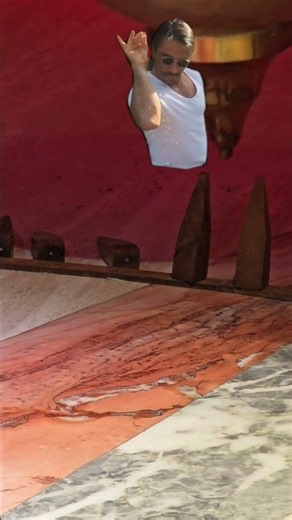 When you get to the pendulum JUST in time to see a peg fall...