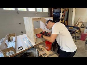 Drawer slides install with soft close! Easy DIY cabinet upgrade