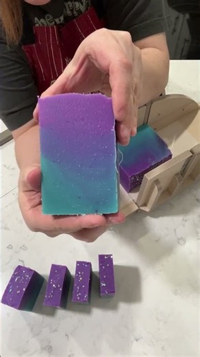 Let's cut a new batch of Murf! #soapmaking #startrekprodigy