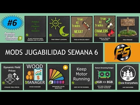 🛠️#6_2026 REVIEW MODS GAMEPLAY FEBRUARY FS25🛠️〰️ #fs25 #farmingsimulator25 #mods #modhub