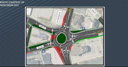 City of La Crosse considers proposal for a roundabout to replace a La Crosse intersection