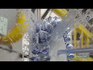 Pelton turbine SPH simulation