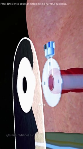 Colostomy 3D animation#colostomy #ostomywarrior #medicaltech #Hhalthawareness #learnontiktok