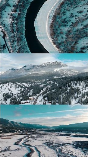 The Village of Radium Hot Springs and the Mighty Columbia River Wetlands - Winter Edition