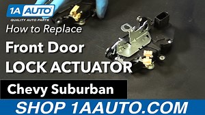 How to Replace Front Door Lock Actuator 2007-09 Chevy Suburban