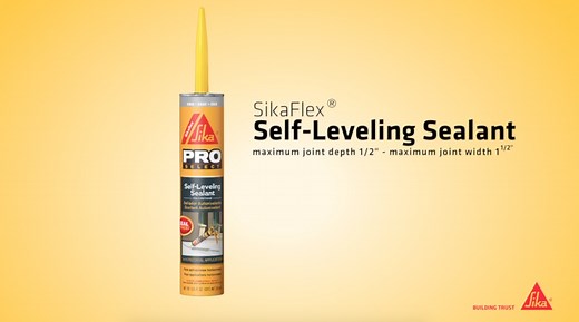 Watch Sikaflex Self Leveling Sealant Instruction Video on Amazon Live
