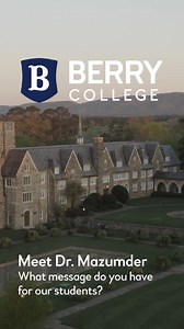 1.8K views | As part of our video series with Berry's next president, we asked for a message for Berry students current and future. | Berry College | Facebook
