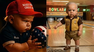 Baby Trump Takes Baby Biden Bowling With Him!🤣 | Baby News Network