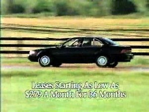 1992 Nissan Maxima ad commercial