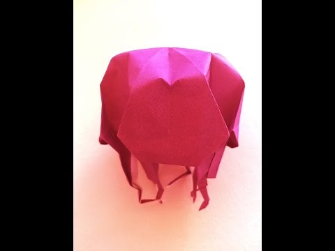 (ORIGAMI) How to make Spongebob Jellyfish