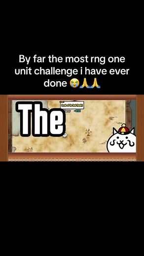 One Unit Challenge in The Battle Cats Gameplay