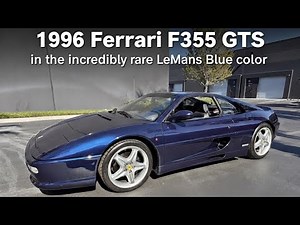 🔥 1996 Ferrari F355 GTS | Blue LeMans on Blue | Gated 6-Speed Perfection 🔥 #artofspeed