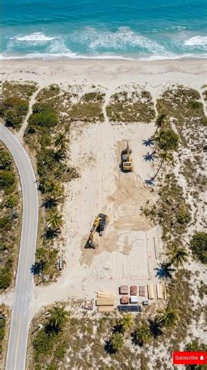 From Empty Beach to Luxury Villa 🏝️ | Beachfront House Built from Scratch