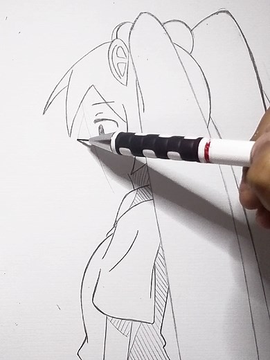 Hatsune Miku Side Profile Art Showcase