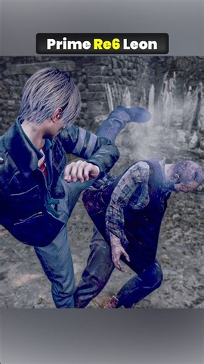 Prime Re6 Leon Combat 😎 RESIDENT EVIL 4 Remake #residentevil #gaming