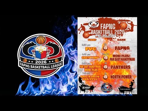 FAPNG BASKETBALL LEAGUE 2026 PRE-SEASON DAY 3 MATCH 2 GREYHOUDS SECURITY vs. MONIPLUS/FAR EAST