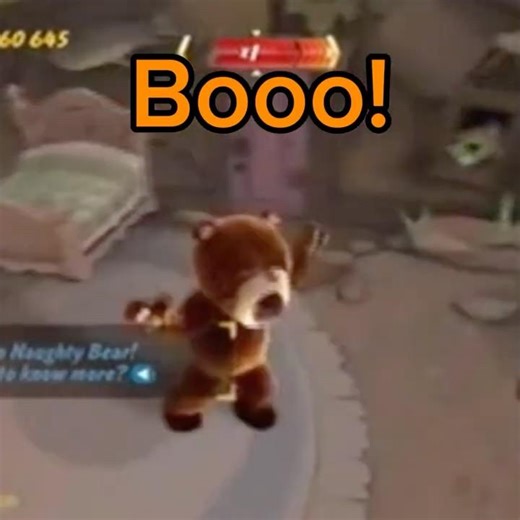 Naughty bear boo meme #naughtybear #panicinparadise #videogame