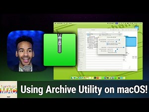 Archive Utility - Understanding Compression Settings on Mac