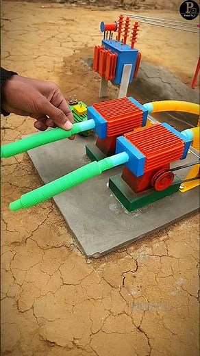 DIY Mini Water Tank Construction | Electric Transformer Motor Water Pump | Science Project