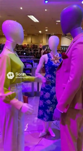 Mannequins After Dark in the Store