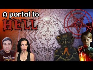 We investigate A GATEWAY TO HELL | SCARY Demonic figures on marble wall