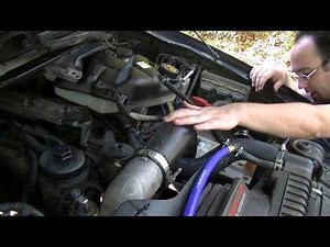Oil Cooler Replacement (2): Draining Coolant and Removing Charge Air Pipe