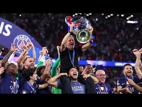 🏆 Scenes in Budapest, Paris & London afer PSG win the Champions League final vs. Arsenal
