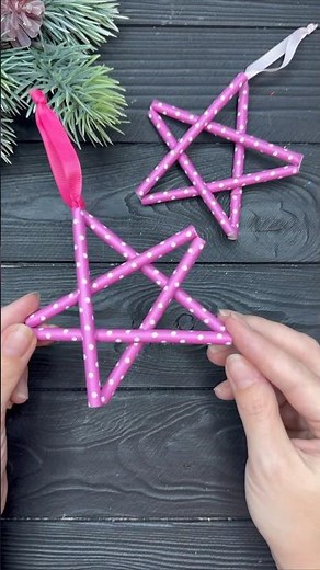 EASY Christmas Craft using Paper Straws Christmas Decorations