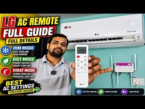 LG AC Remote Full Guide 2026 🔥 | Him Mode, Diet Mode, Virat Mode Explained Step by Step