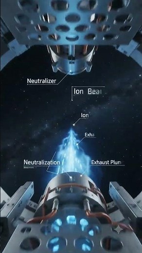 🚀⚡ POV: How Ion Thrusters Work | Tiny Ions That Propel Spacecraft