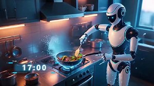 Nanny robot expo in Beijing showcases latest smart home innovations