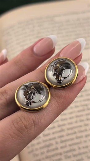 Art Deco Essex Crystal Horse Cufflinks 🐎