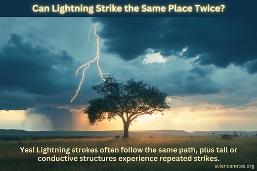 Can Lightning Strike the Same Place Twice?