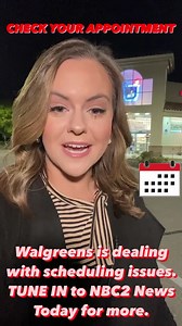1.8K views · 14 reactions | CHECK THE DAYS BETWEEN YOUR DOSES  Walgreens is dealing with some online scheduling issues - Find out more on NBC2 News Today ➡️ https://youtu.be/R9RpcIX-AzE | Gulf Coast News | Facebook