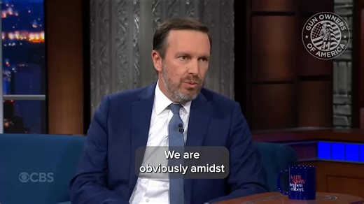 27K views · 485 reactions | Did Chris Murphy & Stephen Colbert say the quiet part out loud?樂 We're not surprised. It's pretty clear anti-gunners aren't just coming for AR15s—they want basic hunting rifles too. They want to talk about a "line in the sand," but we're past ours. SHALL NOT BE INFRINGED. | Gun Owners of America | Facebook