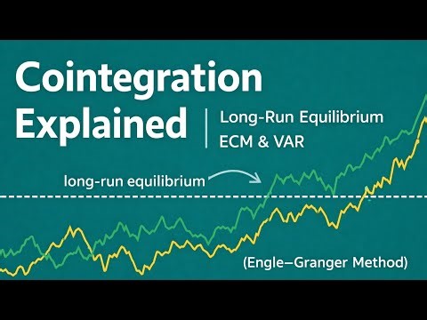 🌿Cointegration Explained | Long-Run Equilibrium, ECM & VAR (Engle–Granger Method)🌿