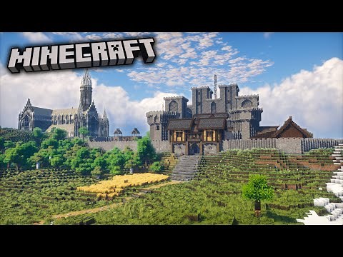 The Most Realistic Medieval Minecraft Server Ever? - One Year World Tour [no commentary]