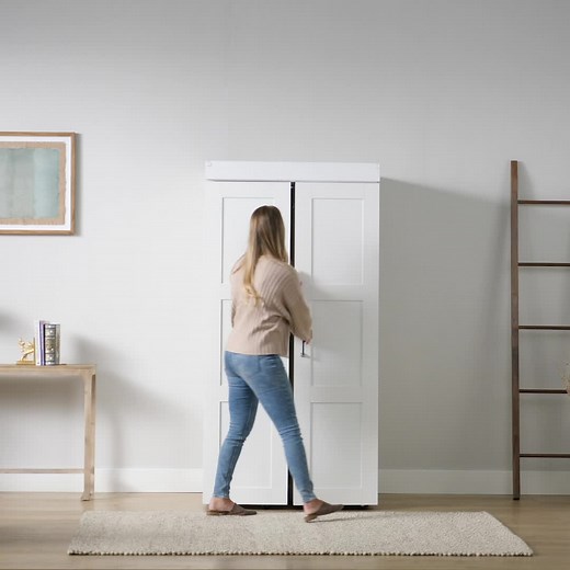 Organizing Craft Supplies in a Minimalistic Storage Unit