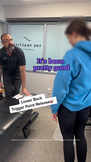 Trigger Point Release🎯😖 #chiro #adjustments #chiropractor #backadjustments