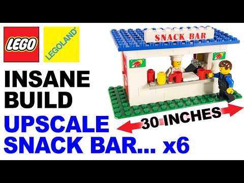 Upscaled Snack Bar - CRAZY new Lego project - set 675