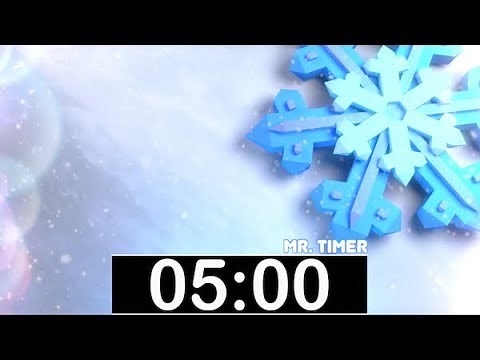 5 Minute Timer with Classical, Calm Music! Countdown Timer for Kids, Piano Instrumental Music!