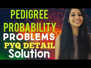 Pedigree Probability Problems|Previous Year Question Detail Solution|Genetics|Inheritance Biology| Video Lecture | IIT JAM Biotechnology Crash Course