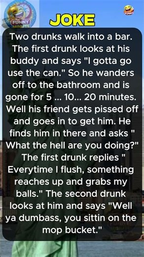 Two drunks walk into a bar #funnyshorts #funnycomedy