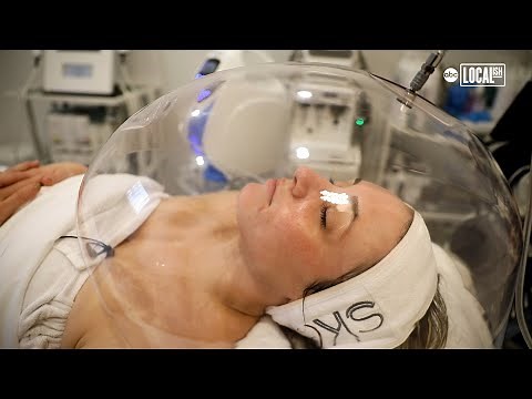 This new facial places your head inside an oxygen dome