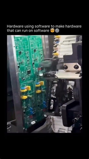 Hardware using software to make hardware that can run on software #engineering #automation