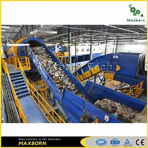 [Hot Item] Fully Automatic City Garbage Recycling Machine to Energy Municipal Waste Rubbish Sorting Line
