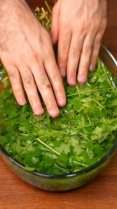 This is how to keep cilantro fresh for a long time. | Original Recipes