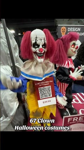67 clown from Halloween costumes #677 #clown #halloween #animatronics #spooky