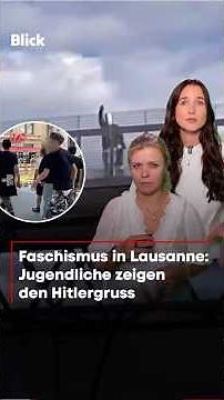 Nazi salute in Lausanne: Police arrest masked group
